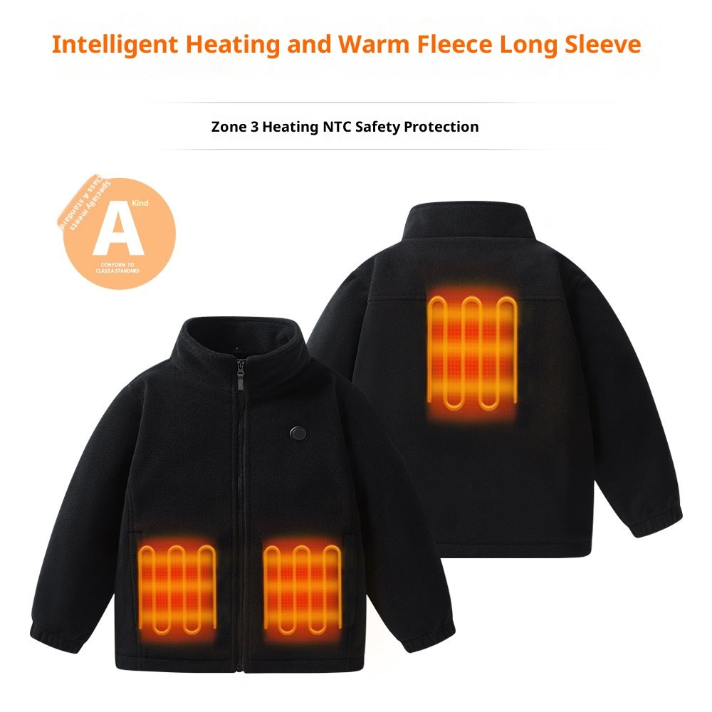 Children's Heating Jacket Heating Polar Fleece - Cindi Book