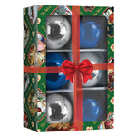 Old World Christmas Twilight Balls - 3.5" 6 Count Ornament - hand-blown glass Christmas tree ornament