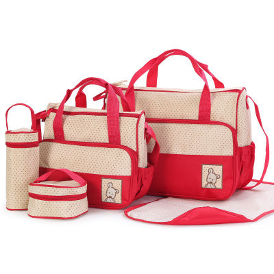 Baby Diaper Bag Suits For Mom Baby Bottle Holder Mother Mummy Stroller Maternity Nappy Bags Sets - Cindi Book