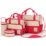 Baby Diaper Bag Suits For Mom Baby Bottle Holder Mother Mummy Stroller Maternity Nappy Bags Sets - Cindi Book