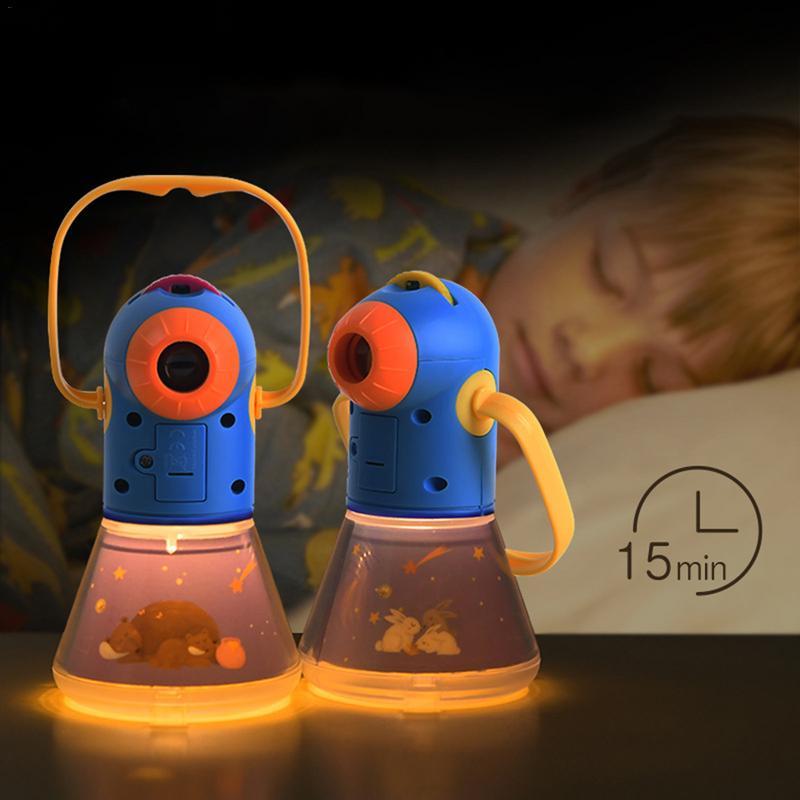 Children Night Lamp Projection Lamps Multifunction Story Projector Kids Early Education - Cindi Book
