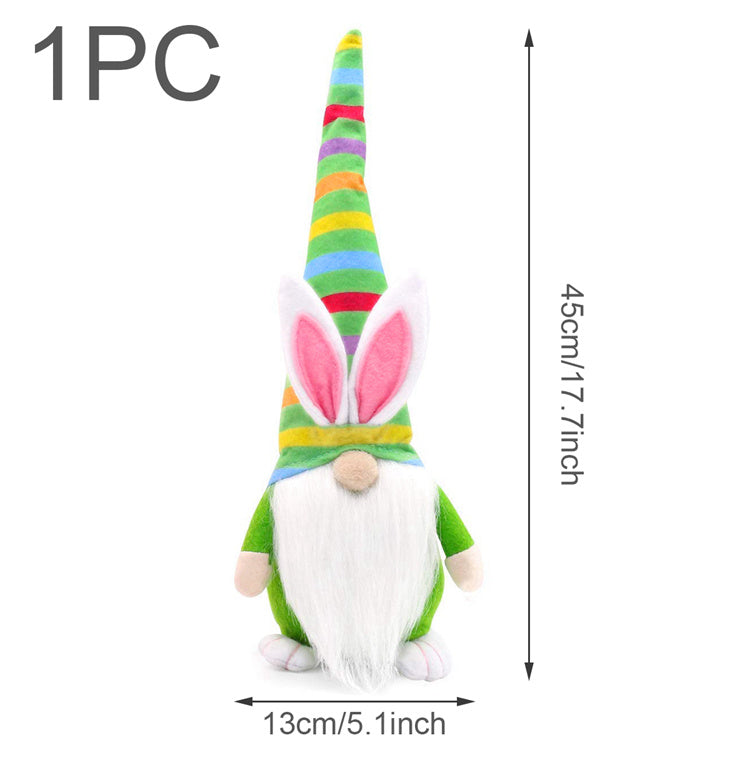 Easter Faceless Dwarf Holding Carrot Doll - Cindi Book