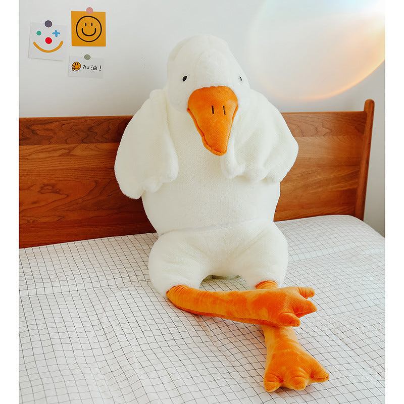 Cute Big White Geese Pillow Plush Toy - Cindi Book