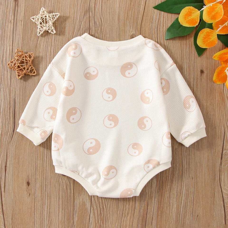 Children Long Sleeve Triangle Romper Breathable Plaid