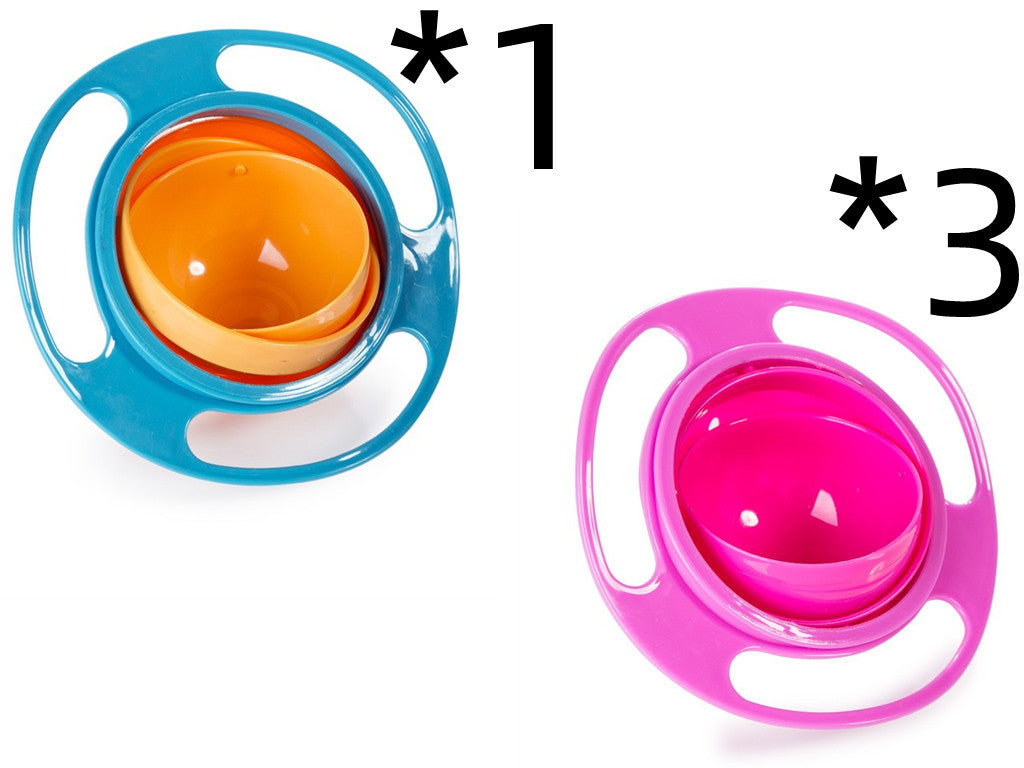 360 Rotate Universal Spill-proof Bowl Dishes - Cindi Book
