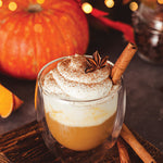 Old World Christmas Spiced Pumpkin Creme Candle - hand-blown glass Christmas tree ornament (view 3)