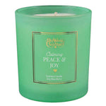 Old World Christmas Calming Peace & Joy Candle - hand-blown glass Christmas tree ornament (view 6)