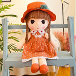 Floral skirt rag doll - Cindi Book