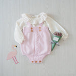 Knitted baby onesies - Cindi Book