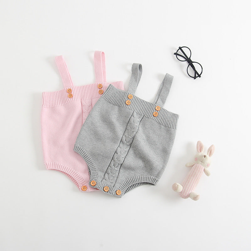Knitted baby onesies - Cindi Book