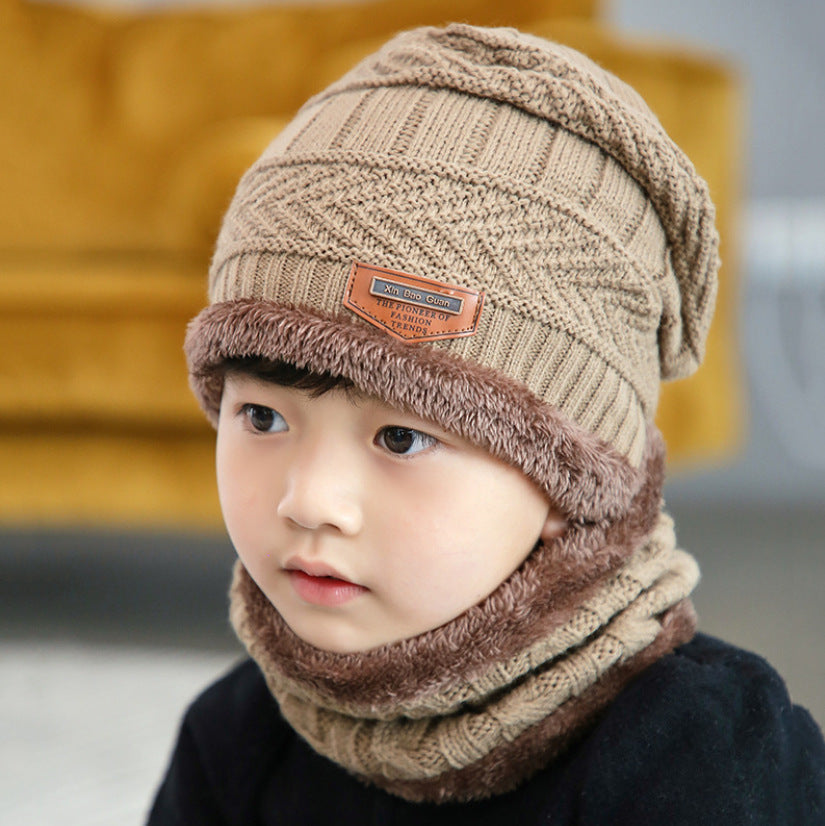 Warm knitted hat children's cap - Cindi Book