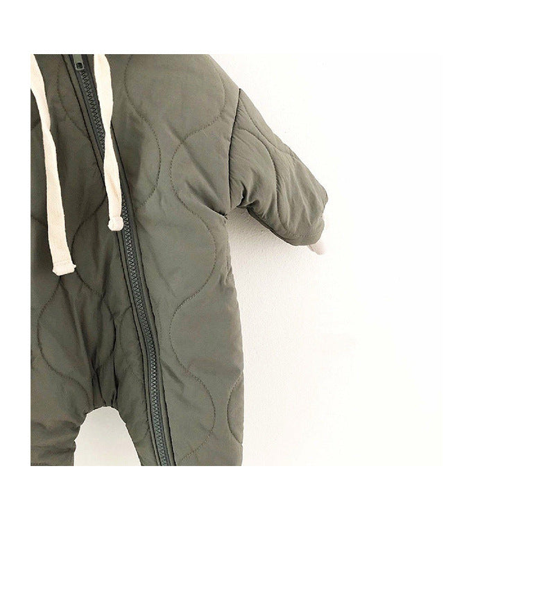 Baby Padded Quilted Kumpsuit Outing Clothes - Cindi Book