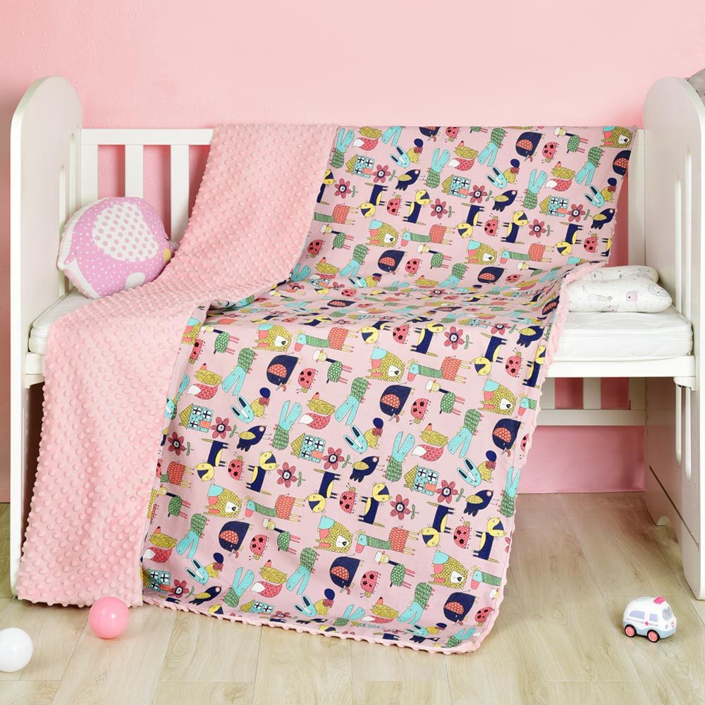 Cotton cartoon baby blanket, baby comfort peas blanket - Cindi Book