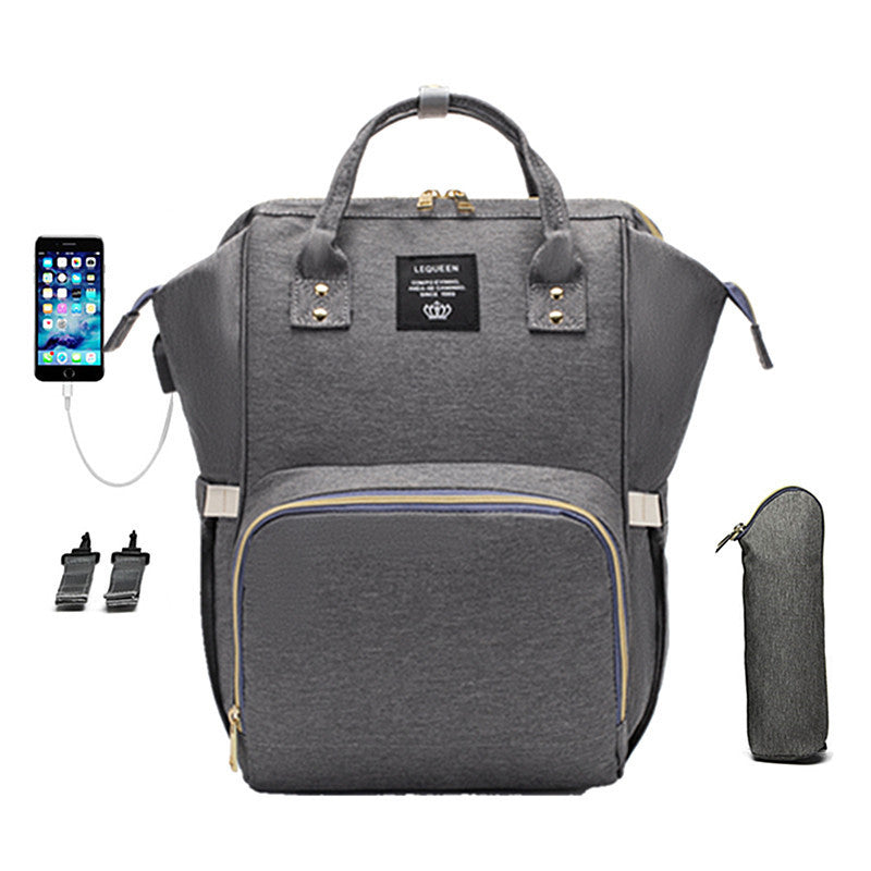 LEQUEEN Multifunctional Large Capacity Mummy Bag - Cindi Book