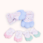 Baby teether baby anti-bite silicone molar gloves children's sound toys - Cindi Book