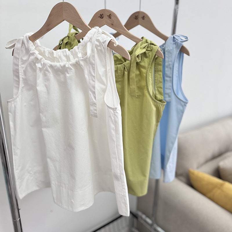 Stylish And Chic Doll-style Vest Shirt - Cindi Book