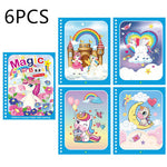 Children's Creative Magic  Water Painting Book - Cindi Book