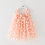 Children's Embroidered Butterfly Strap Skirt - Cindi Book