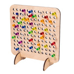 Montessori Early Childhood Education Rainbow Wire-wrap Board Pixel Art Educational Toys - Cindi Book
