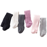 Fashion Simple Baby Cotton Solid Color Pantyhose - Cindi Book