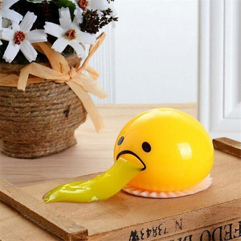 Puking Ball Brother Egg Yolk Pinch Vomit Spoof And Play Tricky Toys - Cindi Book