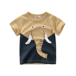 Child short sleeve t-shirt boy half sleeve - Cindi Book