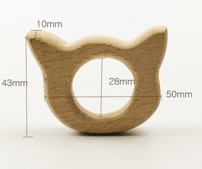 Beech Wood Baby Teethers - Cindi Book