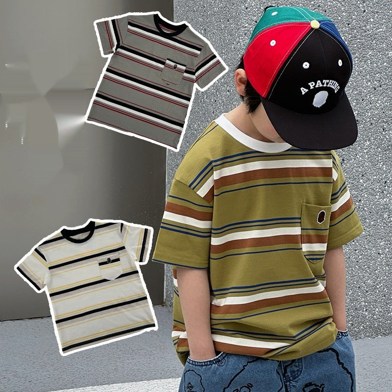 Japanese Fashion Brand Children's Clothing Boys and Girls Baby's Top