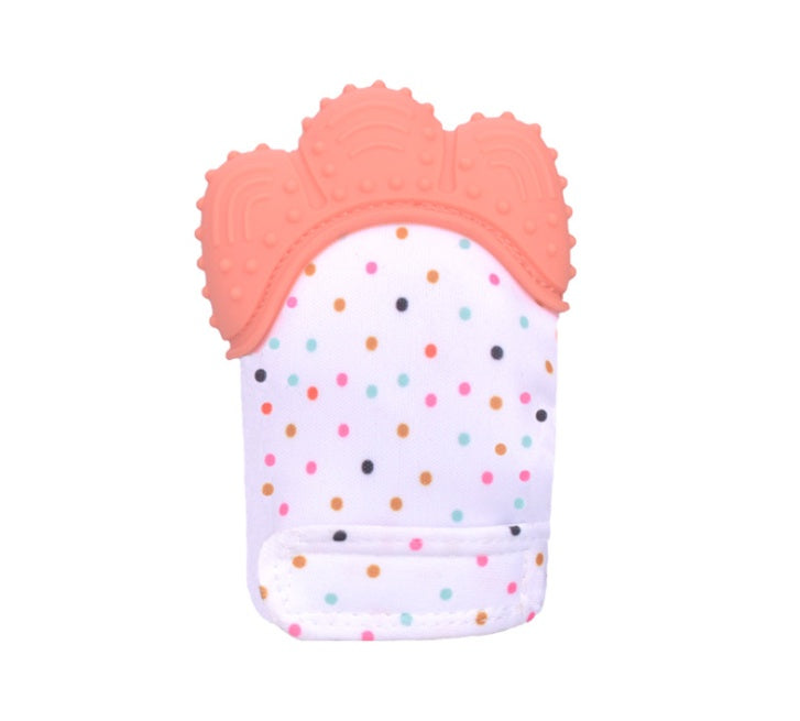 Baby teether baby anti-bite silicone molar gloves children's sound toys - Cindi Book