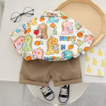 Summer Short Sleeve Shirt Suit - Cindi Book