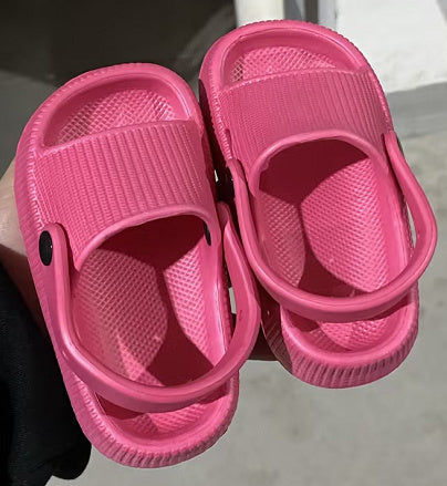 Children's Feeling Of Stepping On Feces Thick Soled Home Slippers - Cindi Book