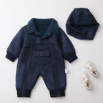 Fur One-piece Hooded Jumpsuit Children's Romper Outwear - Cindi Book