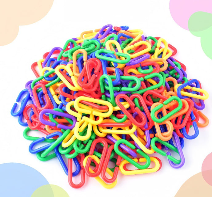Parrot Toy Bird Supplies C-Shape Plastic Chain - Cindi Book