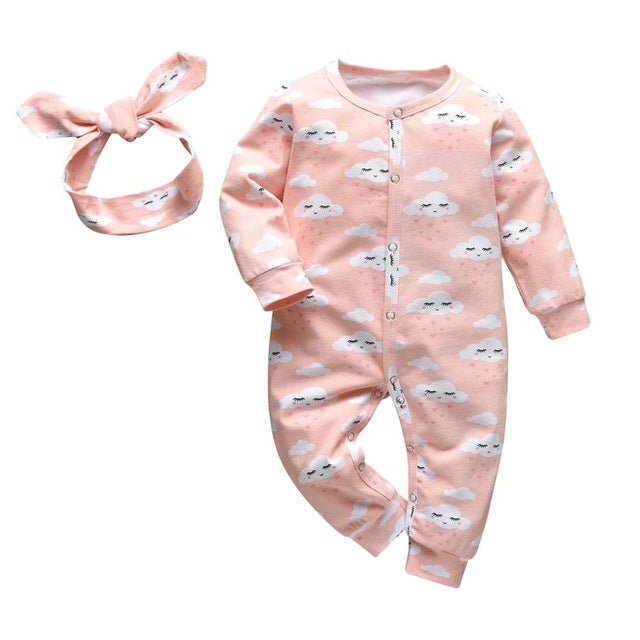 Baby print jumpsuit - Cindi Book