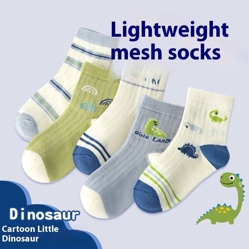 Children's Socks Tube Socks Springsummer Thin Breathable - Cindi Book