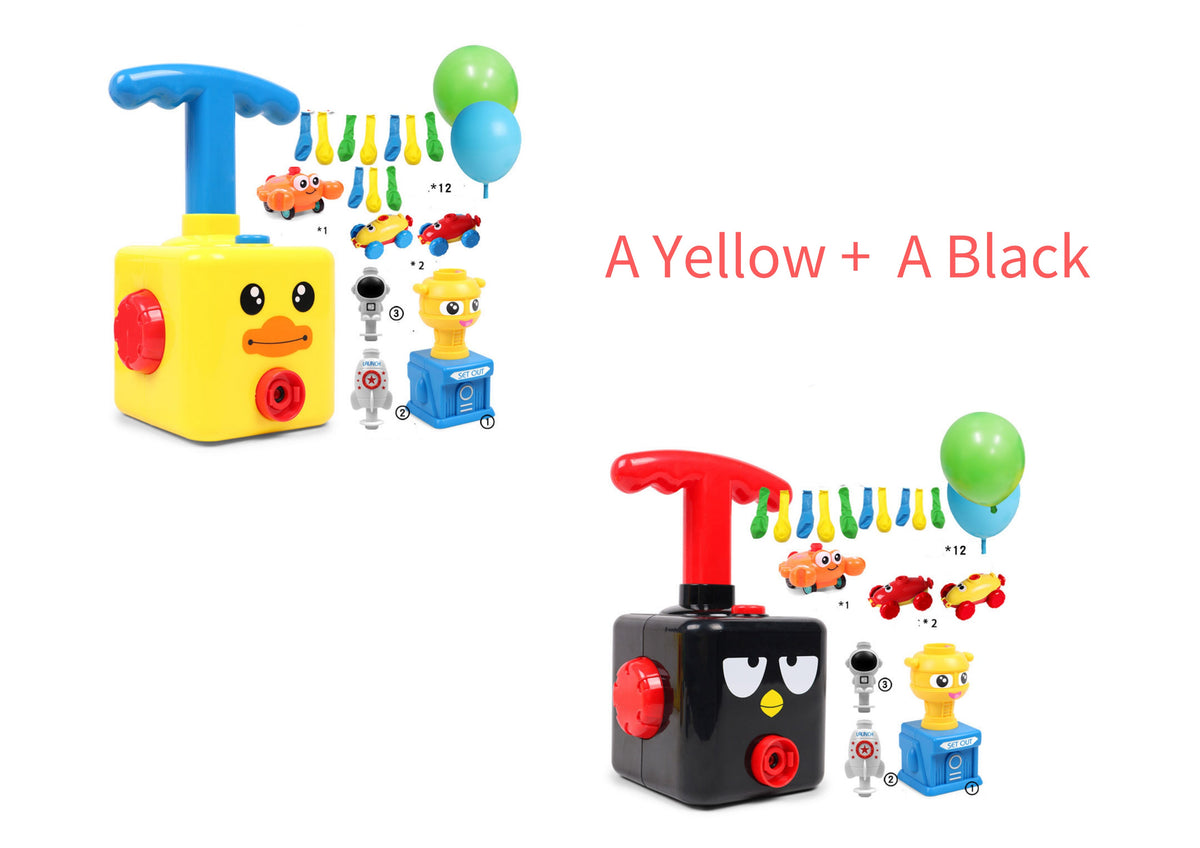 Power Balloon Launch Tower Toy Puzzle  Education Inertia Air Power Balloon Car Science Experimen Toy For Children Gift - Cindi Book