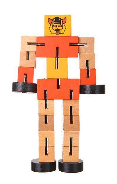 wooden robot toys - Cindi Book