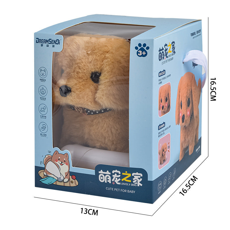 Children's Electric Simulation Plush Pet Teddy - Cindi Book