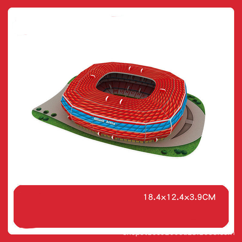 3D Puzzle Football Field Model - Cindi Book