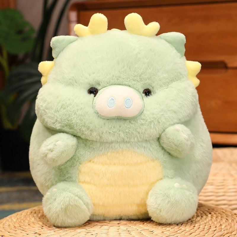 Cute Dragon Pig Doll Plush Toy Sleeping Pillow - Cindi Book