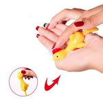 Catapult Launch Rubber Catapulted Chicken Toys Light Finger Prank Stretchy Flying Ejection Toy Slingshot Turkey Sticky - Cindi Book