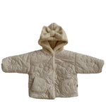 Girls' Cashmere Thickened Hooded Cotton Coat Jacket - Cindi Book