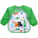 Children's Gown Long Sleeve Kids Waterproof Meal Baby Apron Painting Clothes Bib Protective Clothing - Cindi Book