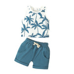 Spring Leisure Printed Vest Shorts Set - Cindi Book