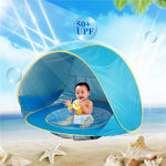 Baby Beach Tent Kids Outdoor Camping Easy Fold Up Waterproof  Up Sun Awning Tent UV-protecting - Cindi Book