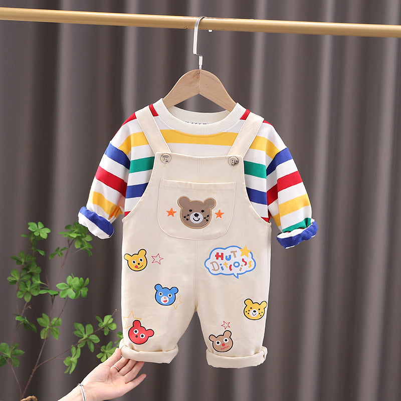 Boys' Top Overalls Suit - Cindi Book