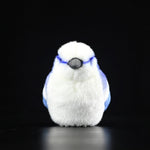Gray Blue Tit Fat Chirp Plush Toy - Cindi Book