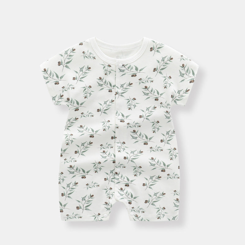 Baby Thin Clothes Short Sleeve Baby Jumpsuits - Cindi Book
