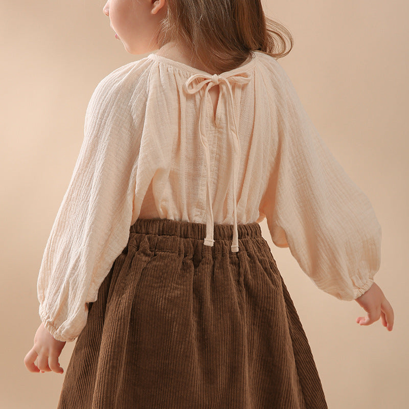 Cotton Double-layer Gauze Shirt Spring And Autumn Shirts - Cindi Book