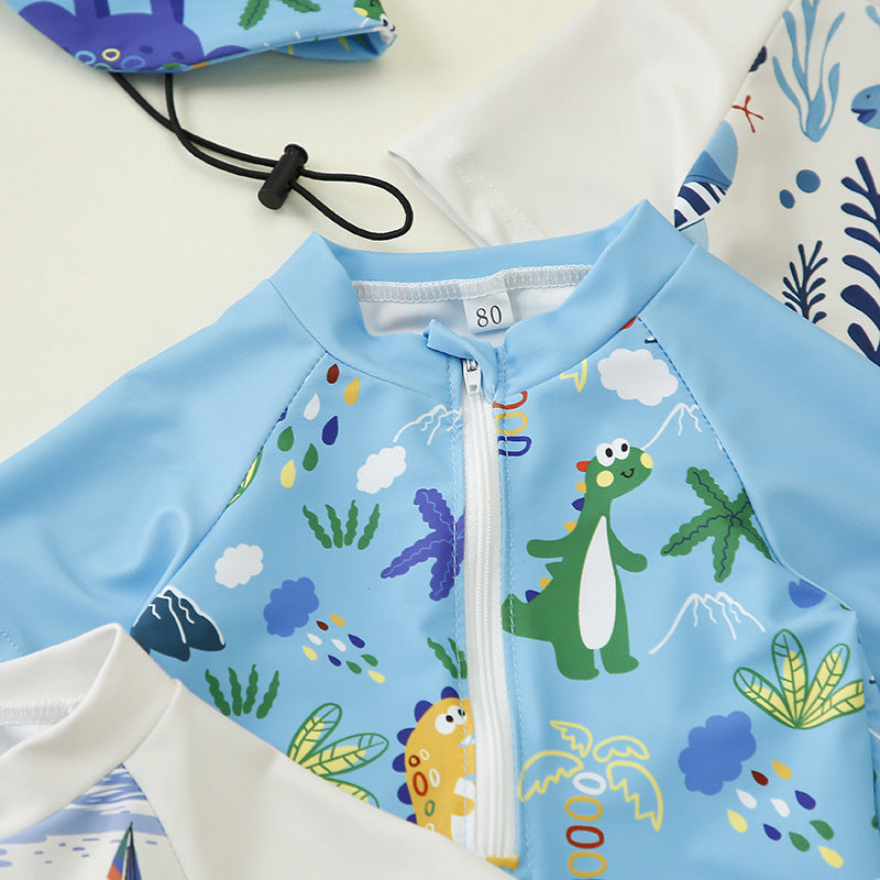 Jumpsuit Children's Swimsuit Hat Polyester - Cindi Book